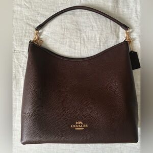 COACH Large Laurel brown shoulder bag w/crossbody strap